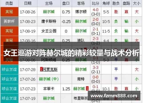 女王巡游对阵赫尔城的精彩较量与战术分析